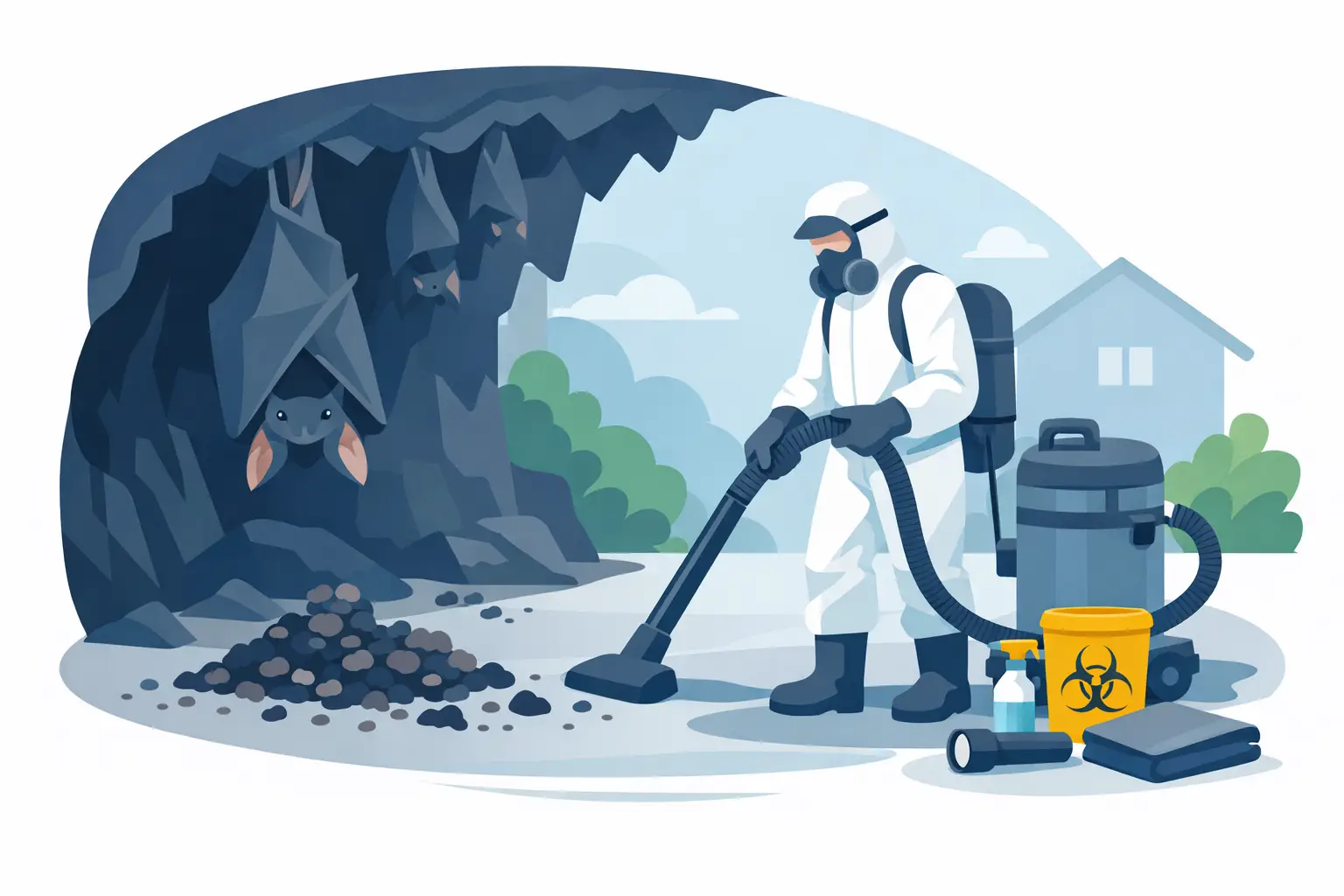 Bat Guano Cleanup Service: What to Expect
