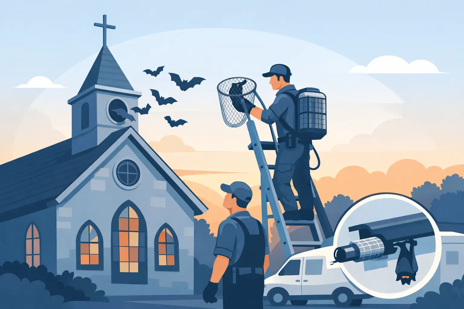 Church Bat Removal Done the Right Way