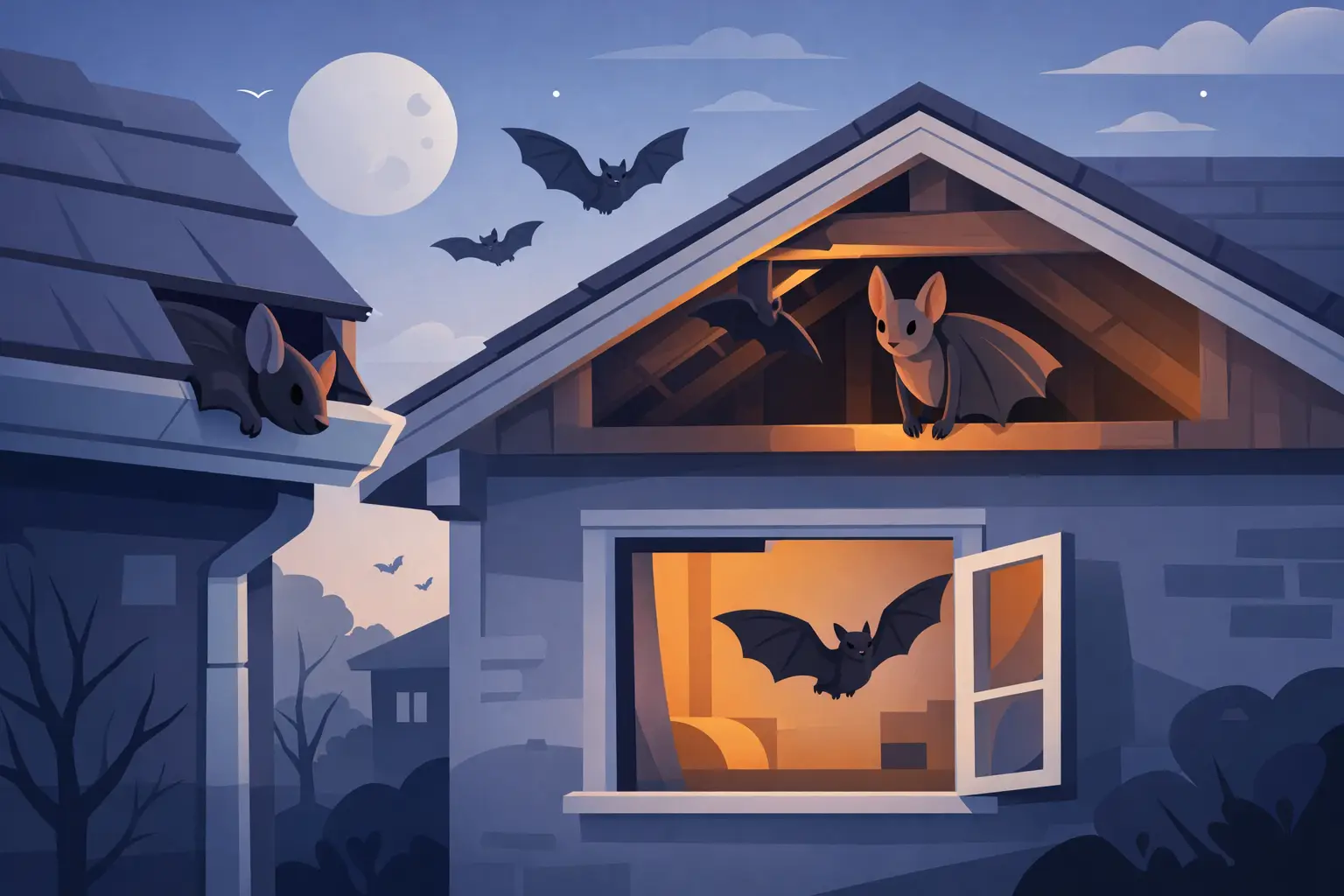 How Do Bats Get in House Spaces?