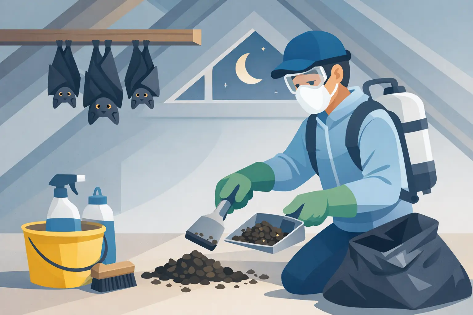 How to Clean Bat Guano Safely