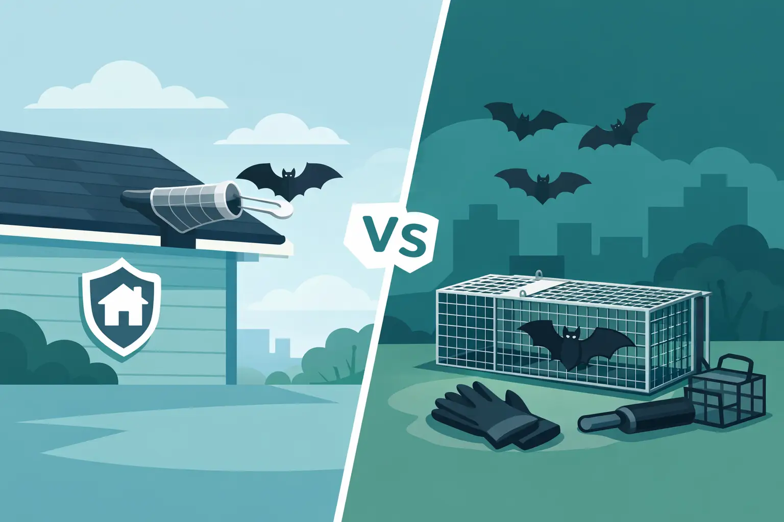 Bat Exclusion Versus Trapping: What Works?