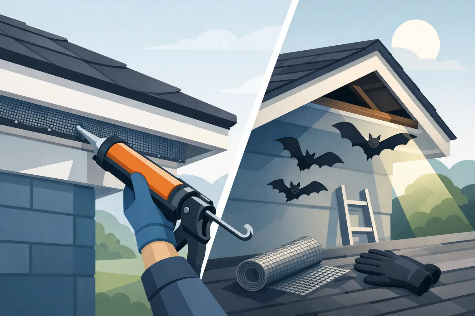 How to Bat Proof Soffits the Right Way