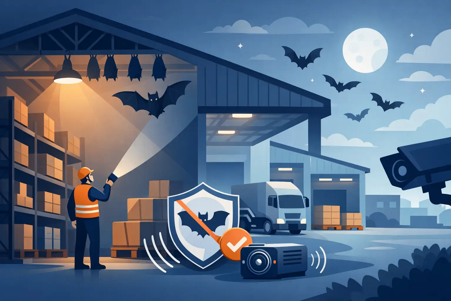 Warehouse Bat Mitigation for Safer Facilities