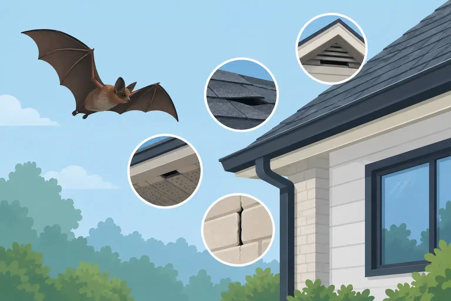 Best Bat Entry Indicators for Homes & Buildings