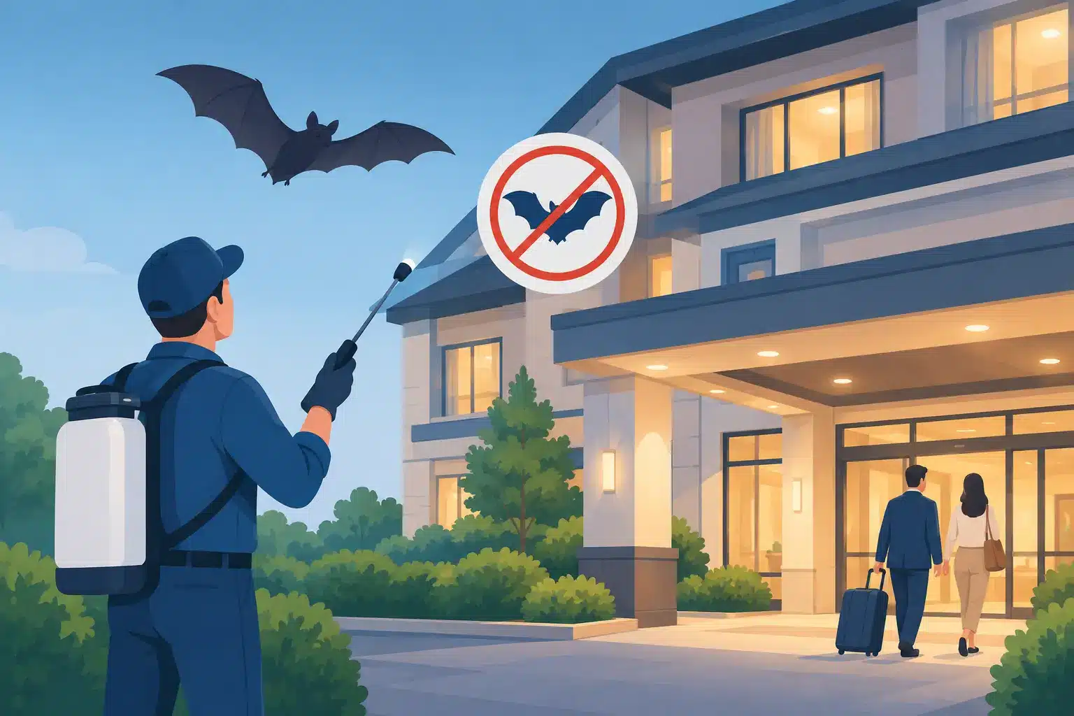 Hotel Bat Removal That Protects Guests and Property