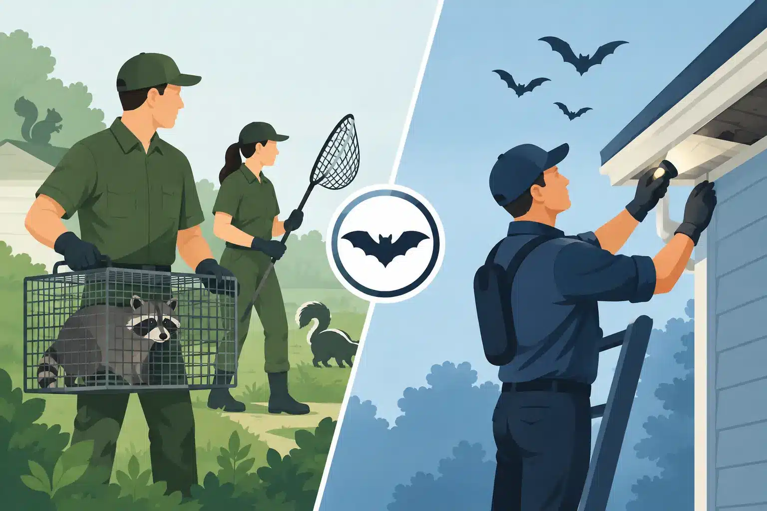 Wildlife Control Versus Bat Specialists Compared